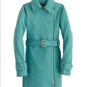 J. Crew wool Melton trench coat